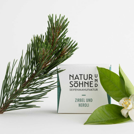 Dreier-Set Naturseife Zirbel und Neroli, 3 Seifen zu 100g