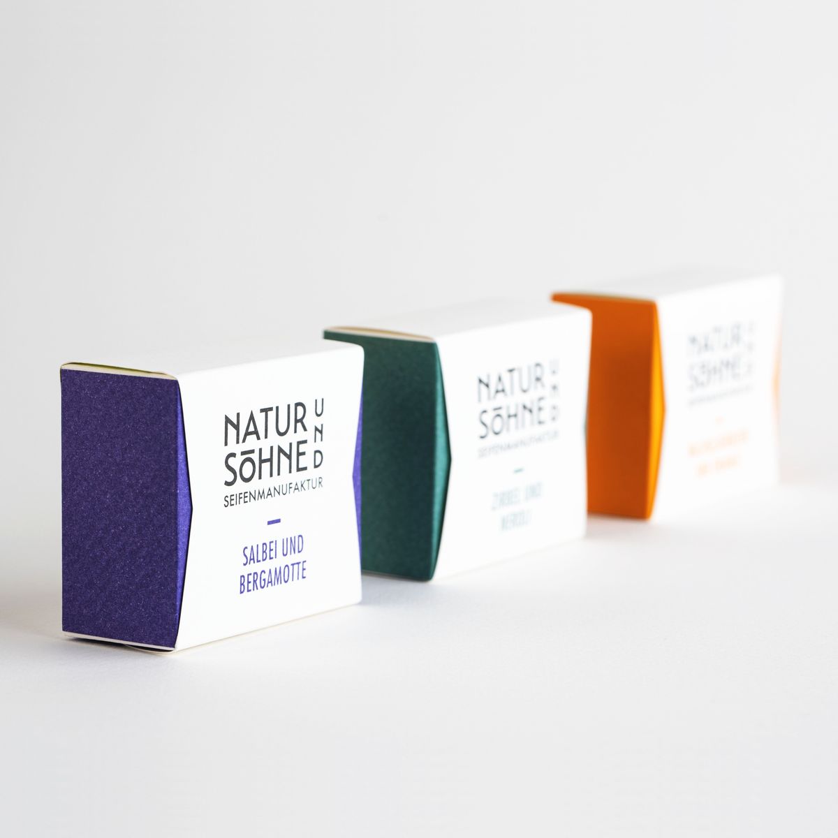 Dreier-Set Naturseife Unsere Düfte, 3 Seifen zu 100g